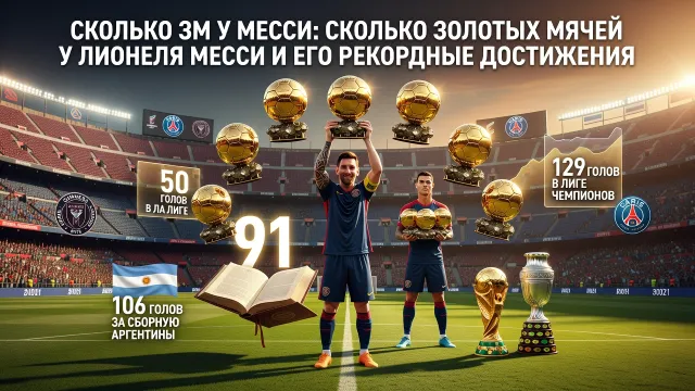 Сколько ЗМ у Месси: сколько золотых мячей у Лионеля Месси и его рекордные достижения